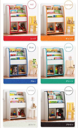 Amazon.co.jp: グリーン ソフト素材キッズファニチャーシリーズ 棚付 