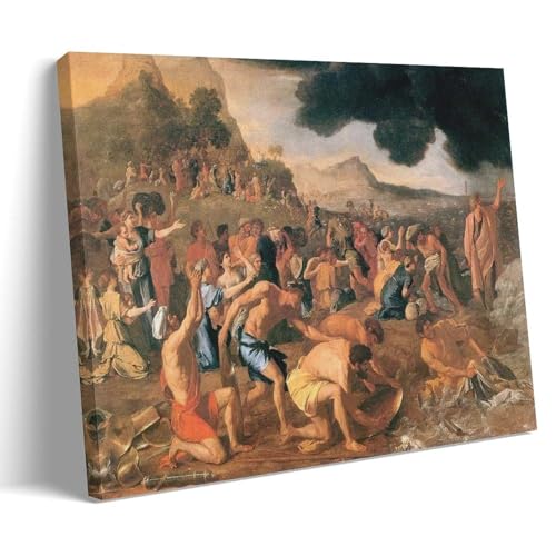 Peinture Nicolas Poussin mer Rouge poster pour créer un style galerie de chambre