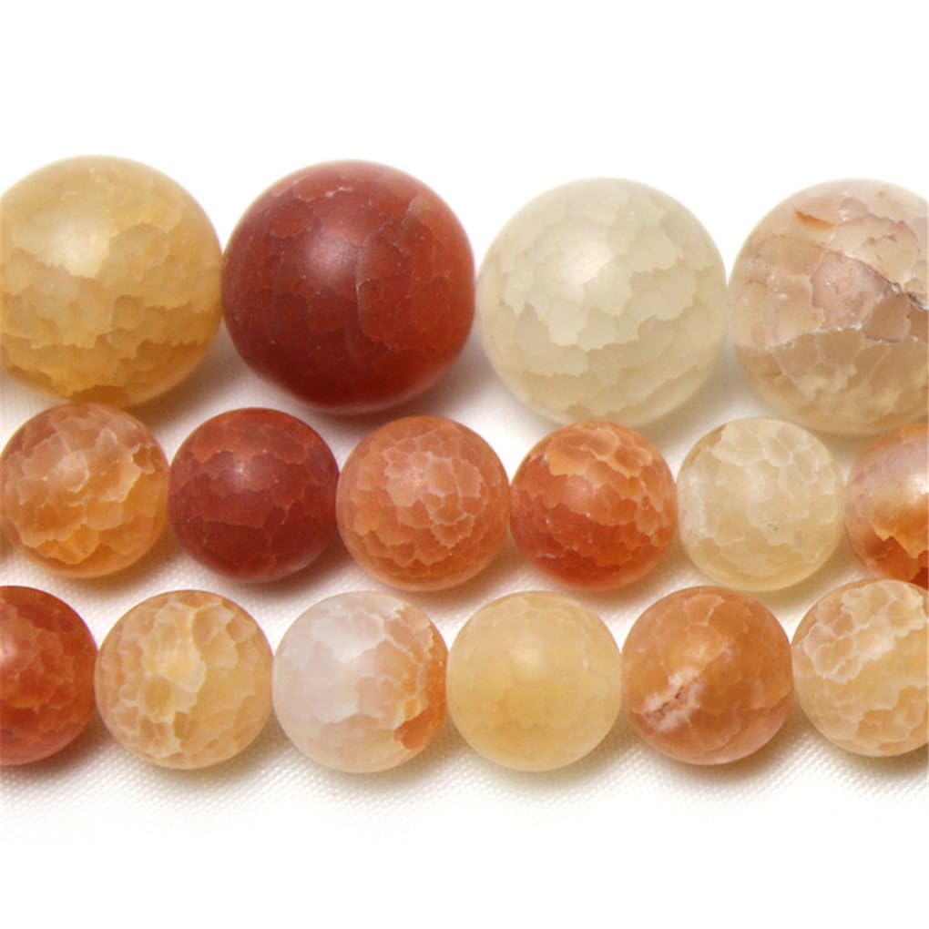 Agate perles rondes pierres naturelles pour réparer et personnaliser vos vieux bijoux