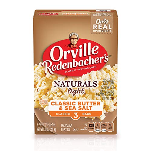 Orville Naturals Light Butter & Sea Salt