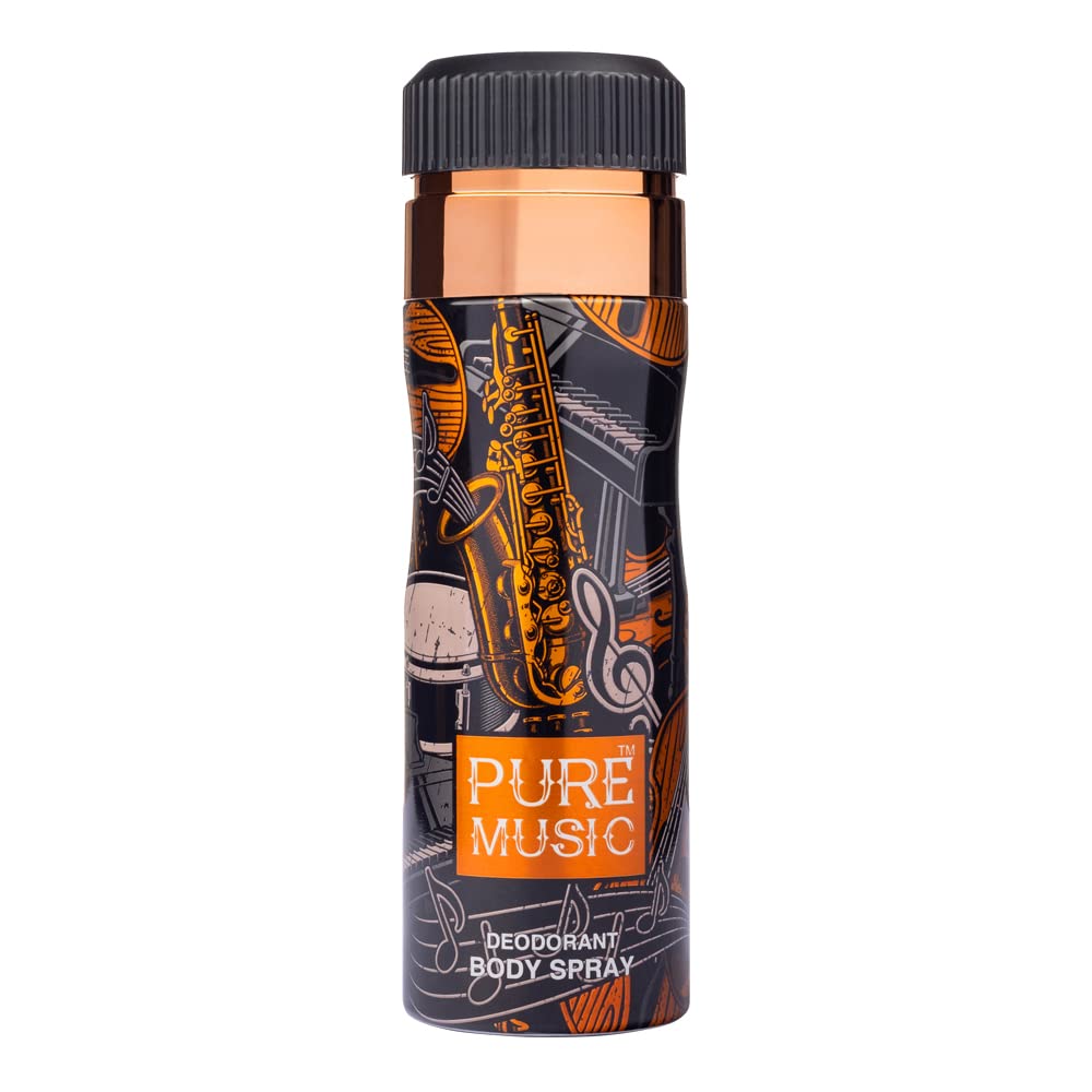 OSCAR PURE MUSIC Long Lasting, Premium and Skin Friendly Deodorant Spray Perfume For Unisex, 200 ML-image-35