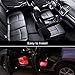 Jawat Car Interior Lights, Multicolor Music Car LED Strip Lights Under Dash Lighting Kit with Wireless Remote Control and Sound Active Function (4pcs,8 Colors,48LEDs,USB Port)