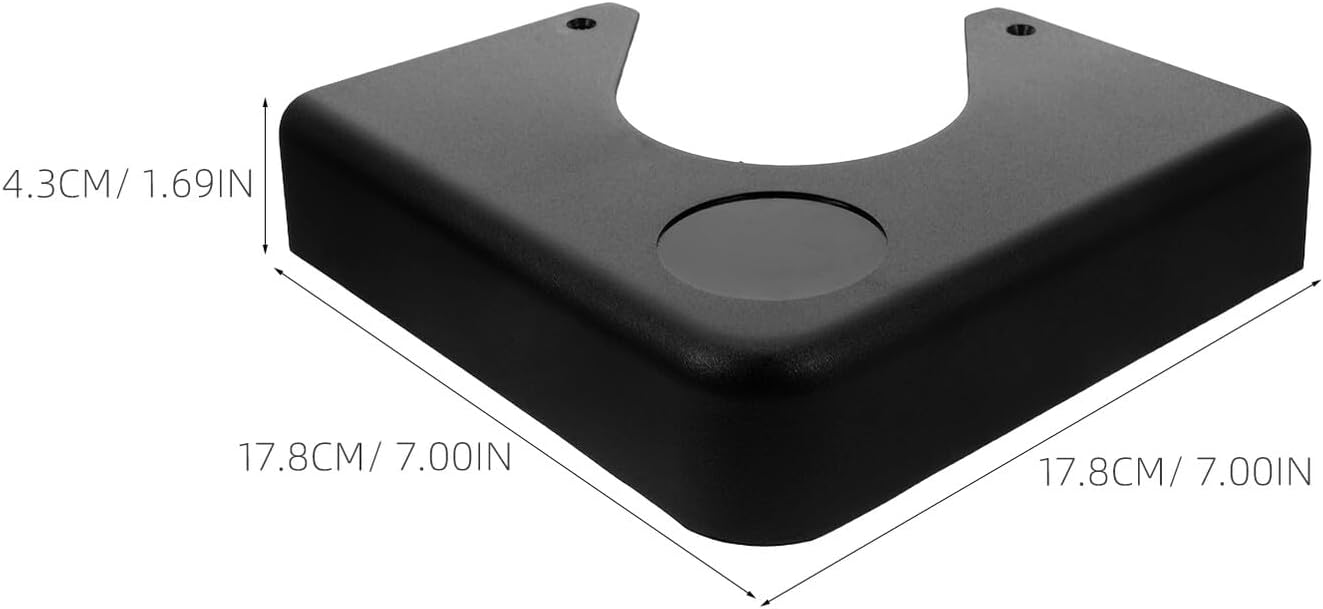 2pcs Black Plastic Billiard Table Corner Guards Sturdy Pool Table Corner Protector Plates Replacement Parts for Billiard Supplies