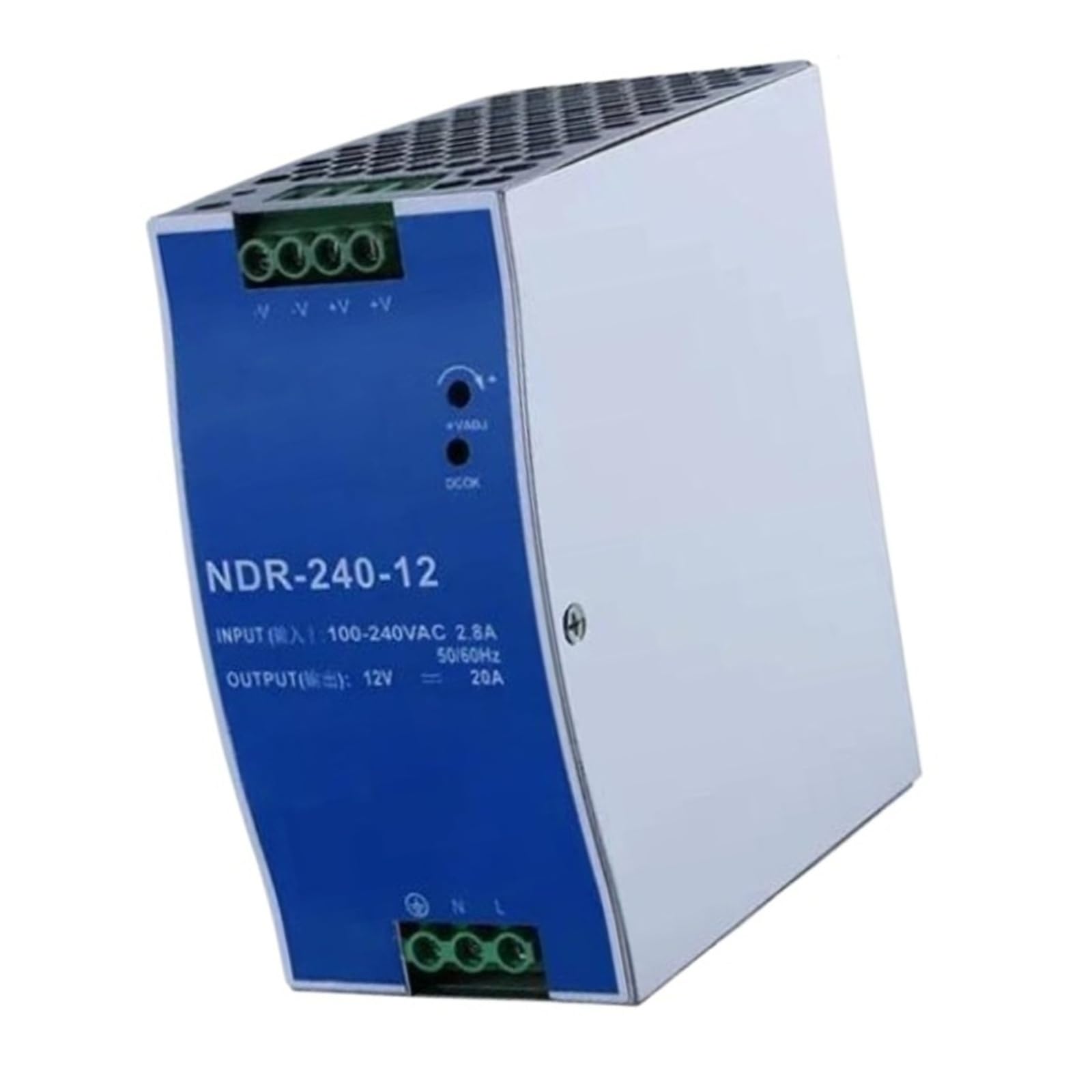 Alimentation sur rail DIN NDR-240-12 pour sécuriser vos systèmes d'automatisation