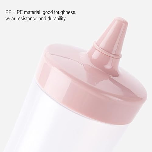 Miniatura 5 de Ochine Botellas de plástico exprimibles para condimentos, 12 onzas, botellas de plástico para condimentos, juego de botellas para salsa de tomate,