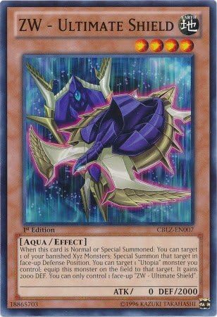 YU-GI-OH! - ZW - Ultimate Shield (CBLZ-EN007) - Cosmo Blazer - 1ª Edición - Común