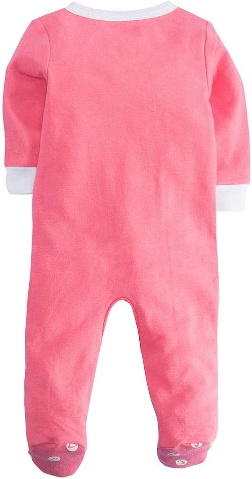 Nike Kids Baby Girl's Sportswear All Over Print Smiley Long Sleeve Footed Coverall (Infant) - Image 2