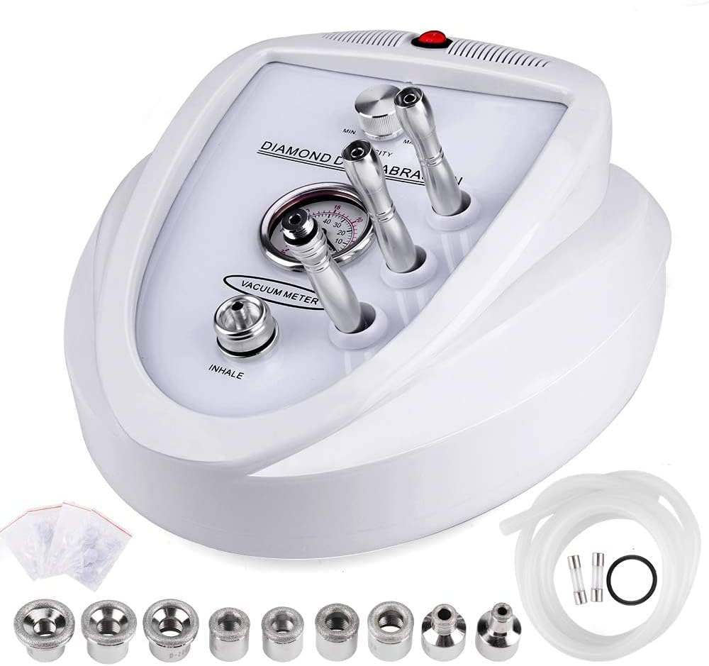 Yofuly Diamond Miccroderrmabbrasion Derrmabrasion Machine, Professional Home Use Facial Beauty Salon Equipment (Suction Power 65-68cmhg)
