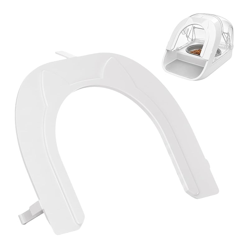Capa frontal para comedouro automático com microchip Redoso em PET branco, 1 unidade