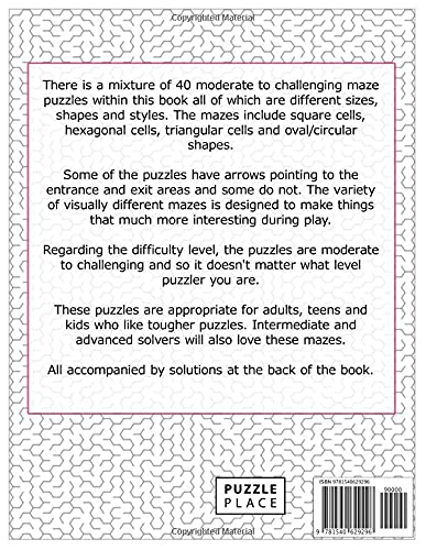 The Ultimate Maze Book For Adults: Moderate To