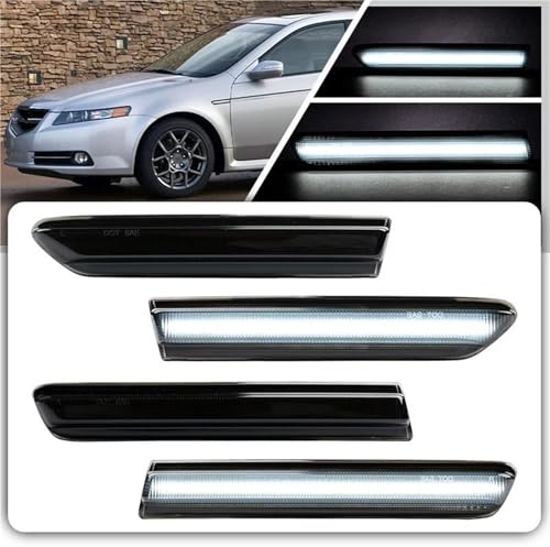 Luces LED Acura TL 2004-2008 intermitentes y estacionamiento de parachoques 2