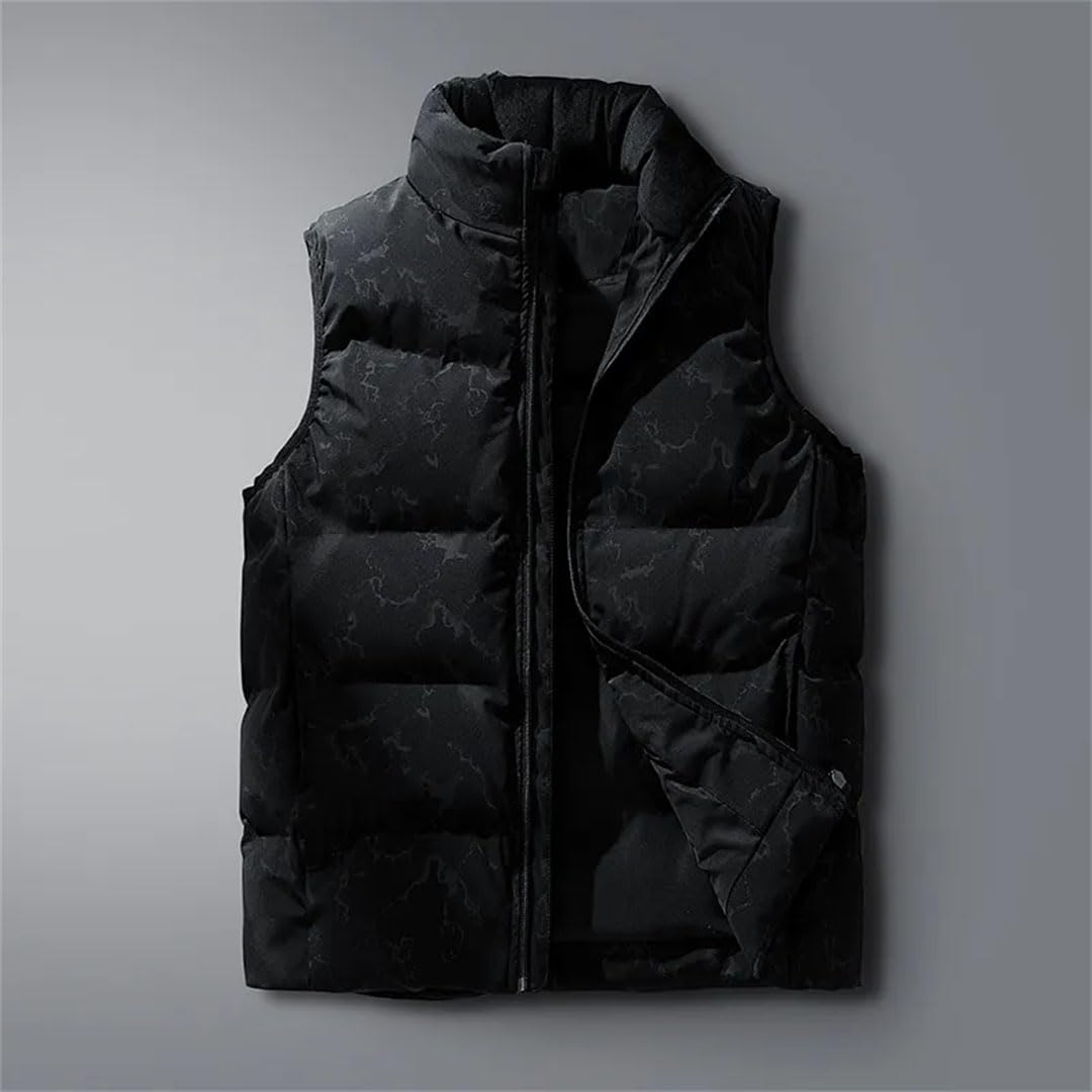 Vogrtcc Chaleco De Plumón De Pato Para Hombre, Chaleco Sin Mangas, Chaleco Grueso, Abrigos