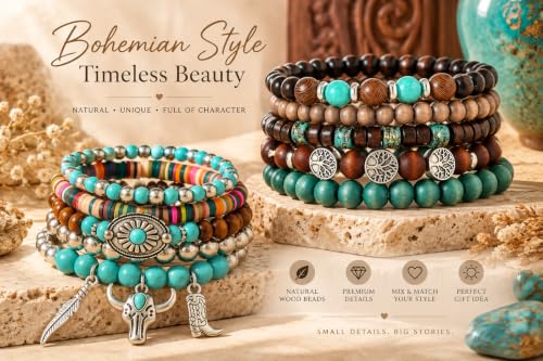 Mystery Jewelry Jar Bundle – premium quality Jewelry Box for Women Gift Set, Unique Birthday Gift for Her (earrings - rings - gold necklace stack - gold bracelet stack - anklets - waist chain - choker necklace) - jewelry sets for women - women's jewelry - unique jewelry - birthday gift set - beach jewelry - turquoise jewelry - Boho - Silver - Image 4