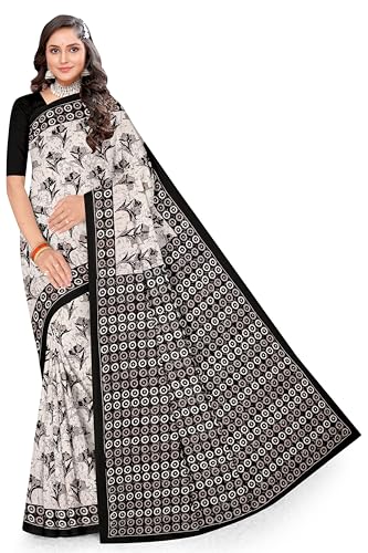 Image of TAMAIRA FASHION Mulmul Pure Cotton Saree For Woman Floral Batik Printed|Office Wear Daily Wear Sarees For Women Without Blouse Piece(Available in 18 Colours)
