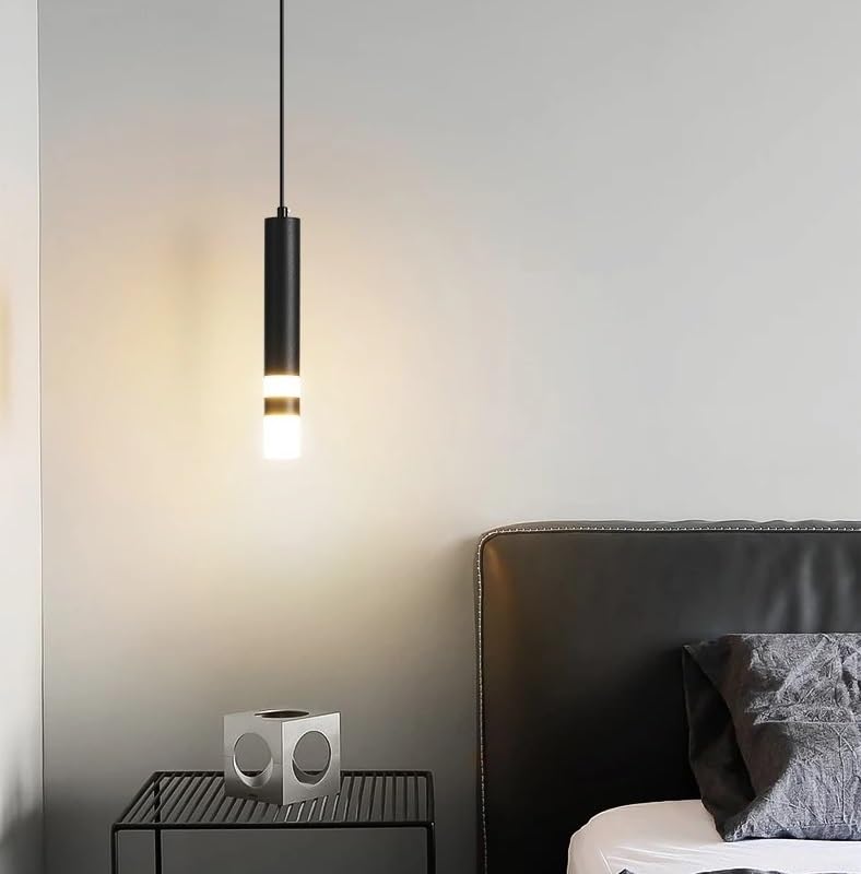 Lámparas colgantes for la cabecera y comedor con luz cálida LED