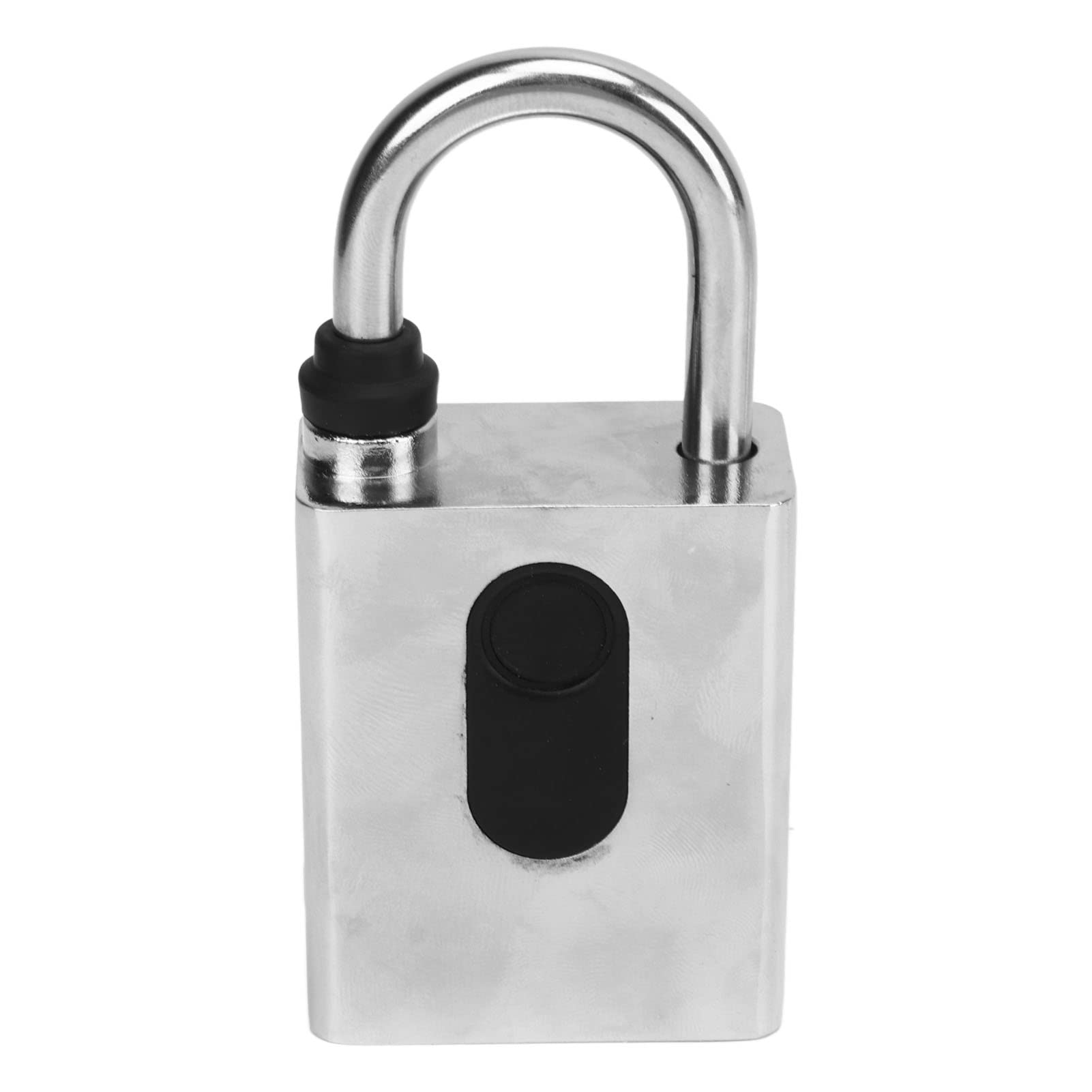 Candado de Huella Digital, Cerradura Fuerte de Aleación de Zinc con Bluetooth para Desbloqueo de Llave de Garaje de Puerta de Hierro