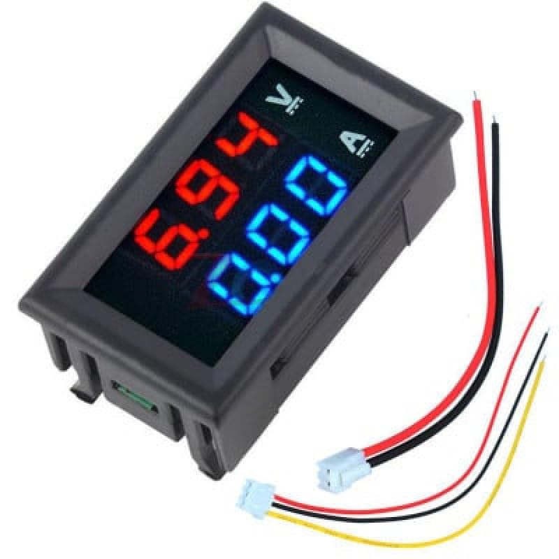 DC0-100V 50A LED DC DUAL Display Digital Ammeter-image-32