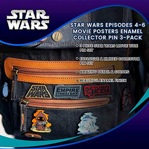 Star Wars Collectibles| Star Wars Movie Posters Enamel Pin Set| Episode 4-64