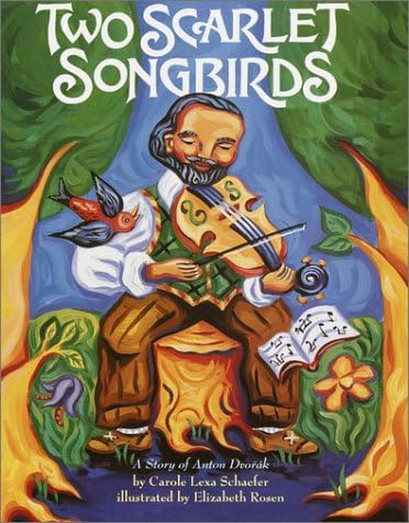 Two Scarlet Songbirds