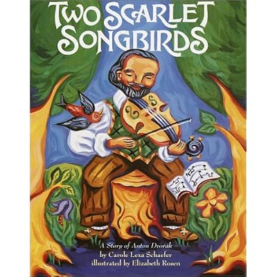Two Scarlet Songbirds