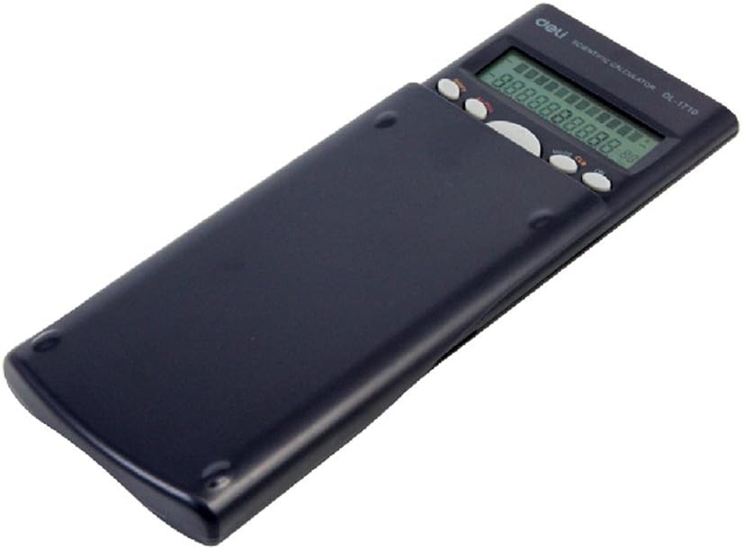 Back of Deli Scientific Calculator with cover