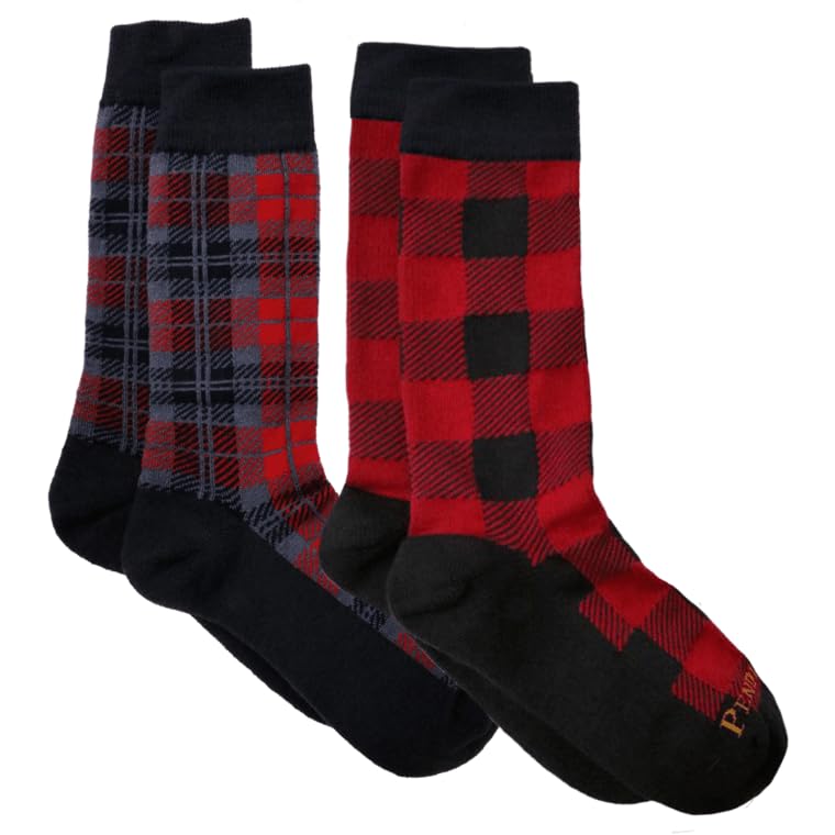 PENDLETON Rob Roy/Blackwatch Plaid 2-Pack Crew Socks