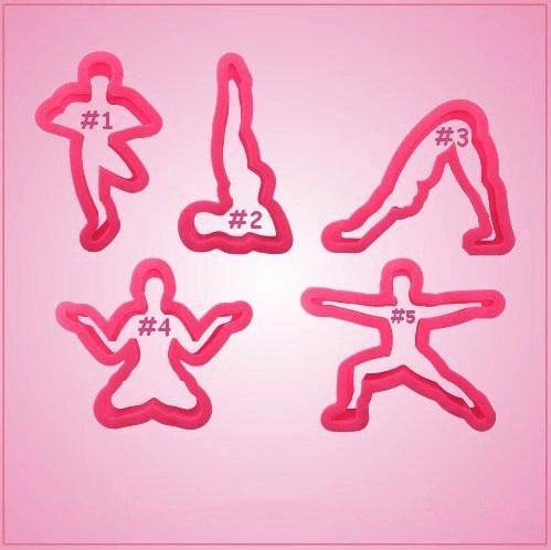 Yoga Cookie Cutter Set Yoga Cookie Cutter Set