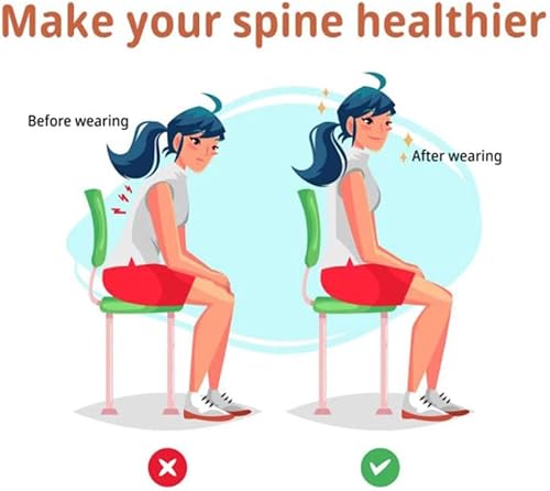 Miniatura 6 de Cuello cervical de la postura de la cabeza hacia adelante, tirantes ajustables para el cuello, corrector de postura hacia adelante, ajuste de