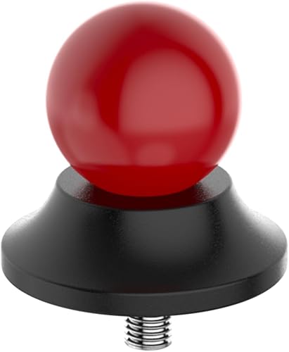 Accesorios de cabeza de repuesto de botones de llave recta negros 06