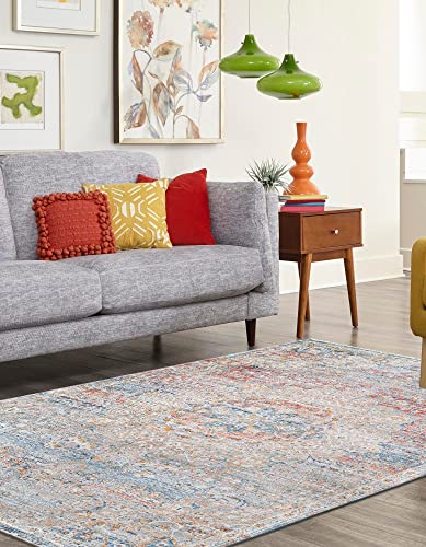 Tapete Decorativo Unique Loom Newport Collection 5'3" x 8' miniatura 4