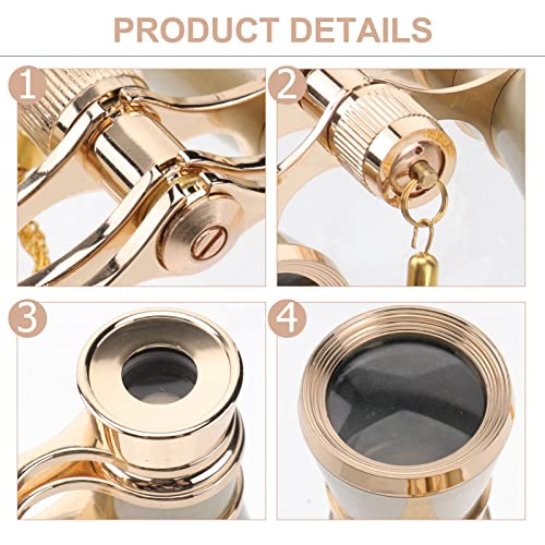 Scicalife 3X25 Theater Glasses Opera Binocular, Binocular With Chain, Hd Wide-Angle Binoculars, Vision Binoculars For Bird Watching, Outdoor Hunting, Travel, Sightseeing #TOP7