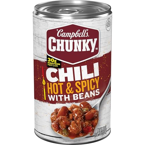 Image of Campbell's Chunky Hot and Spicy Chili With Beans, 19 oz Can