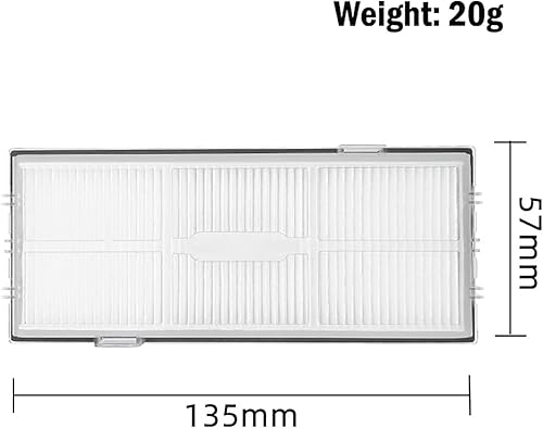 Miniatura 3 de Kits de accesorios de repuesto para aspiradora Roborock S8S8+S8 Pro Ultra Robot (8 cepillos laterales, 4 filtros, 4 bolsas de polvo, 6 paños de