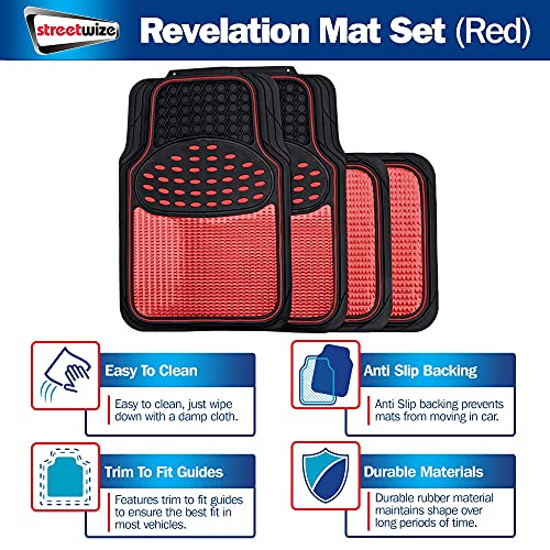 Streetwize SWUXM4 - Set di tappetini per auto