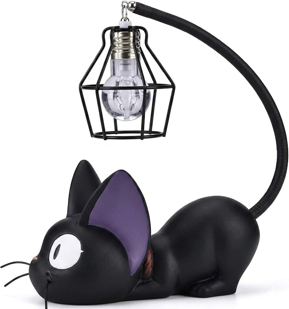 Kiki Jiji Cat Lamp, Resin Kiki's Delivery Service Night Light
