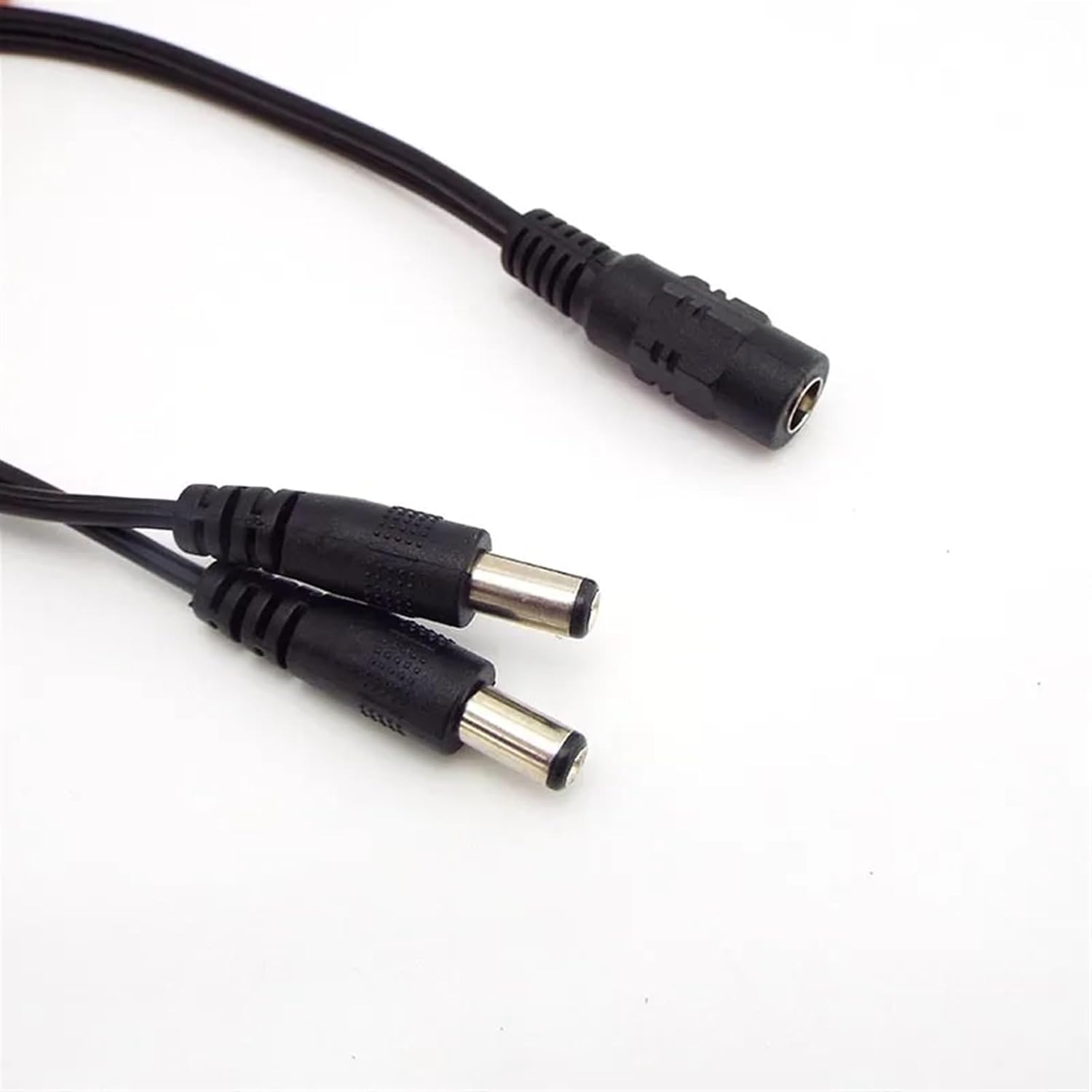 DC 1 Male Female to 2 Male Way Male Female Cable 5.5x2.1mm Power Splitter Connector Extension Cord(1 Male to 2 Female,1pcs)