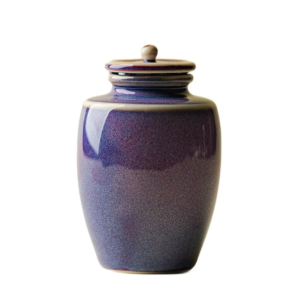 ENGENDER Tea Storage Jar Handmade Ceramic Tea Cans, High-end Japanese-style Small Storage