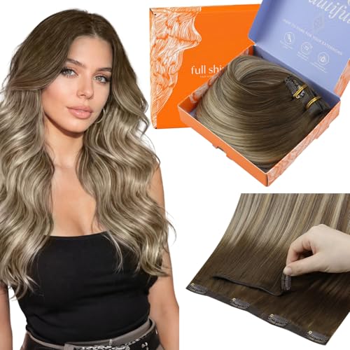 Full Shine Genius Clip in Human Hair Extensions