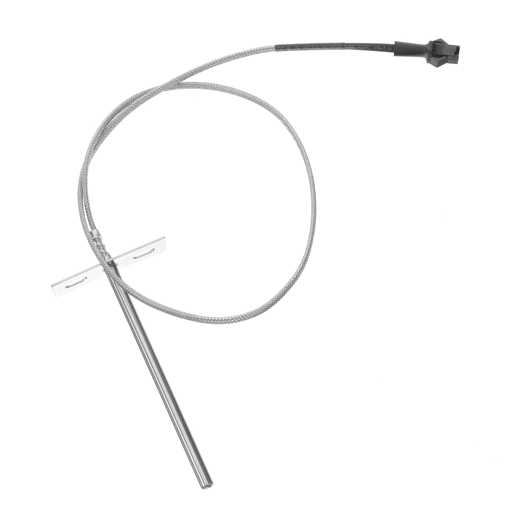 Abaodam 4 Set Termometro cucinando macchina griglia carne sensore temperatura esterno accessori barbecue sonde di temperatura sonda di temperatura sonda temp Acciaio inossidabile Silver