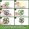Renbuzhu 40PCS St. Patricks Day Crafts Bulk: Paper Shamrock Suncatchers, Saint Patrick's DIY Kits, Window Stained Glass Effect Art Supplies #3