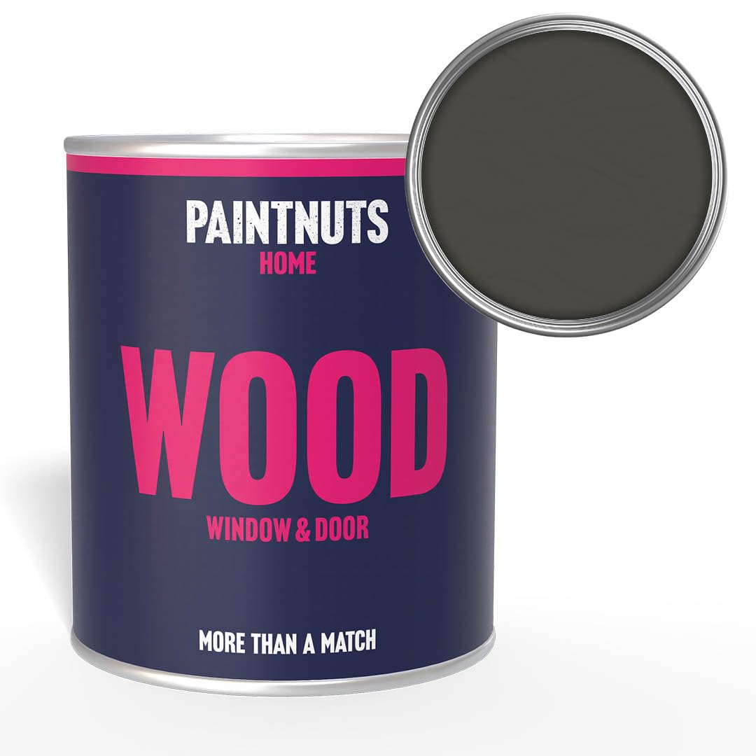 Paintnuts Umbra Grey Wood Window & Door Paint - Ral-7022 - Matt 250Ml Tin