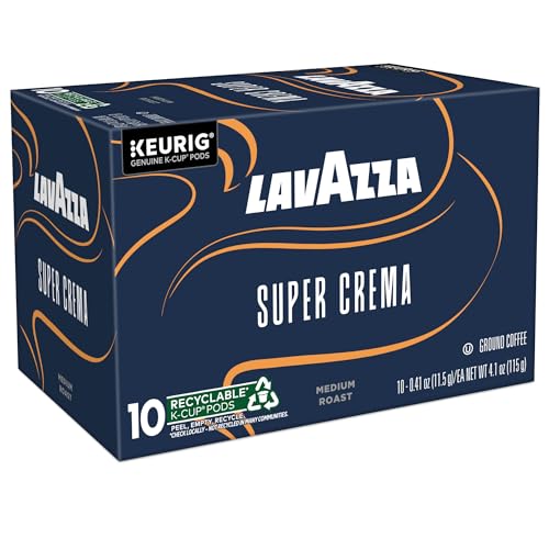 Lavazza Super Crema, Single Serve Keurig K-Cup Pods, Medium Espresso Roast Coffee, 60 Count (6 Packs of 10) - image 7