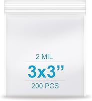 Vista 18 de 4 x 6 pulgadas, 200 bolsas de plástico transparente de 2 mil con cierre de cierre resellable para fotos, joyas, panadería, golosinas, viajes