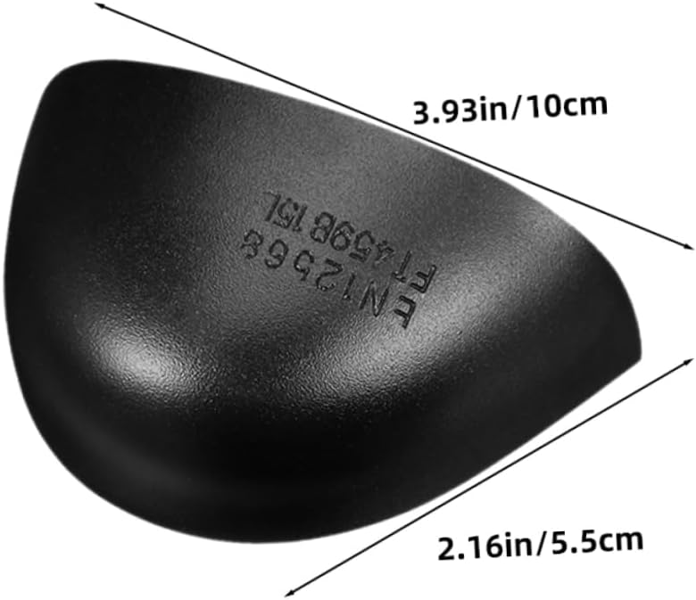 4pairs Protective Boot Toe Covers Lightweight Safety Shoe Inserts for Work Boots Crush and Puncture Resistant Toe Guards for Construction and Logistics Use