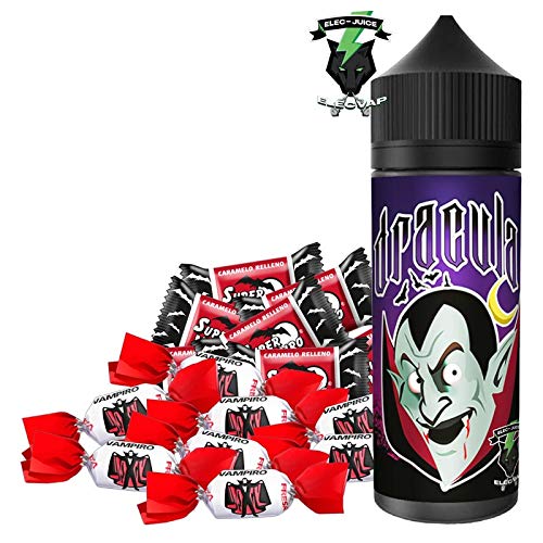 E-Liquid DRACULA | 120ML TPD | ElecVap | Sin Nicotina: 0MG | E-Liquido para Cigarrillos Electronicos - E Liquidos para Vaper 70/30