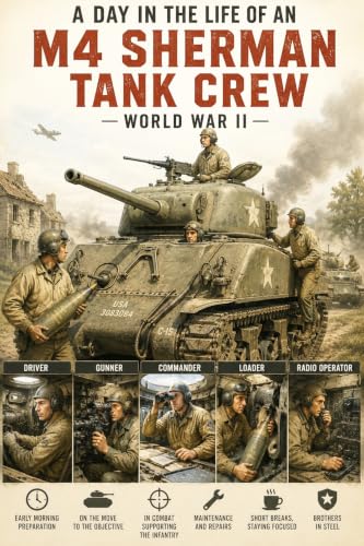 A Day in the Life of an M4 Sherman Tank Crew: World War II: Experience the Daily Routine, Combat Missions, Brotherhood, and Courage of America's Iconic Sherman Tank Crew During WWII