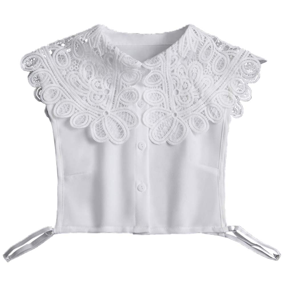 YAKEFJ Women’s Fake Collar False Collar Half Shirt Blouse Collar Detachable Collar