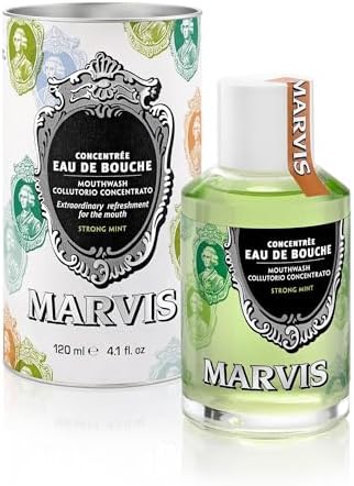 Marvis Strong Mint Mouthwash Concentrate, 4.1 Fl Oz
