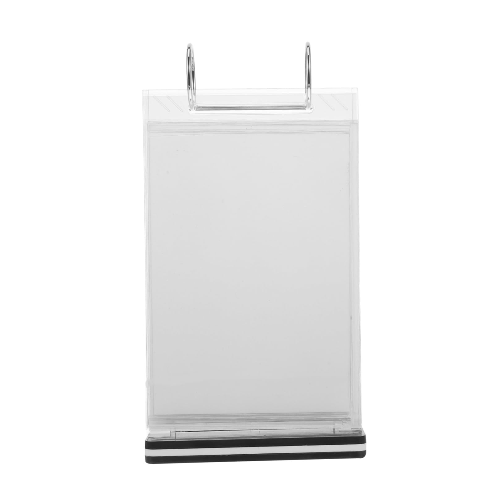 LALAFINA 5piezas Soporte De Menú Transparente De Escritorio Expositor De Carteles Vertical Para Restaurantes Soporte Para Menús De Mesa Exhibidor De Para Bar y Tienda Diseño Estable y