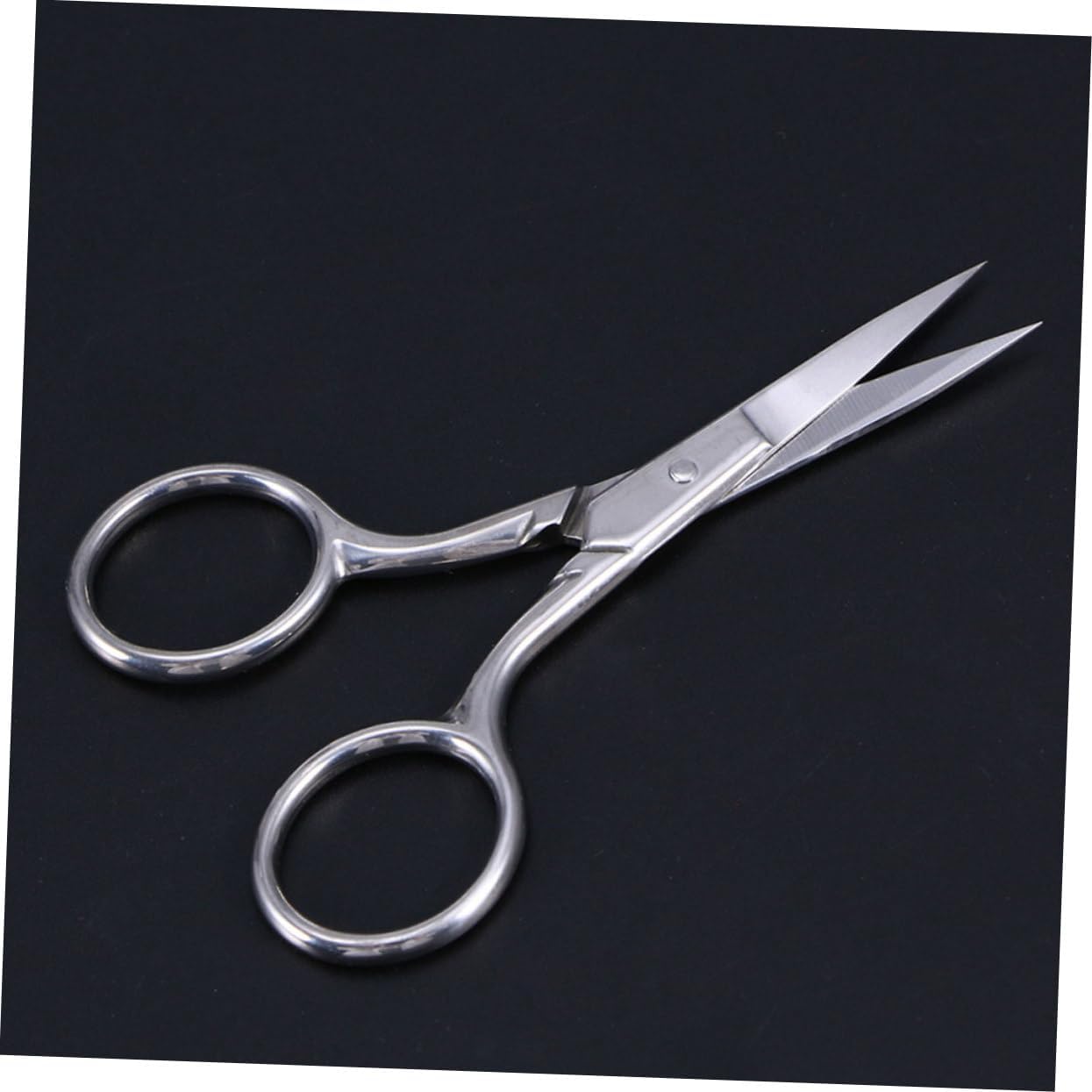 3pcs Small Facial Hair Scissors Stainless Steel Eyebrow Trimmer for Women Men Portable Grooming Tools